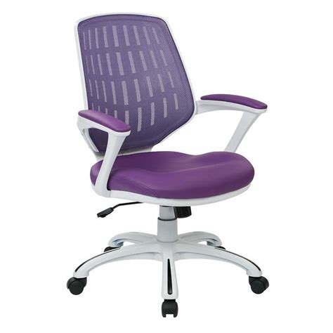If you're looking to buy a leather office chair you need to consider a few things before your order executive chairs online. Ave Six Calvin Purple Office Chair CLVA26-W512 | Bizchair.com
