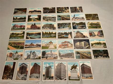 Lot Of 42 Vintageantique Postcardscards Early 1900s Missouri Area