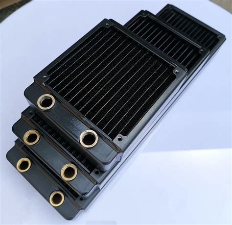 120240360mm Copper 45mm Thickness Water Cooling Radiator Use For