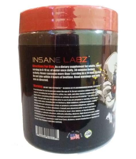 Insane Labz Psychotic Pre Workout Gummy Candy 217 Gm Buy Insane Labz