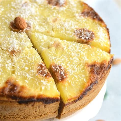 Almond Flour Upside Down Pineapple Cake Paleo GF Skinny Fitalicious