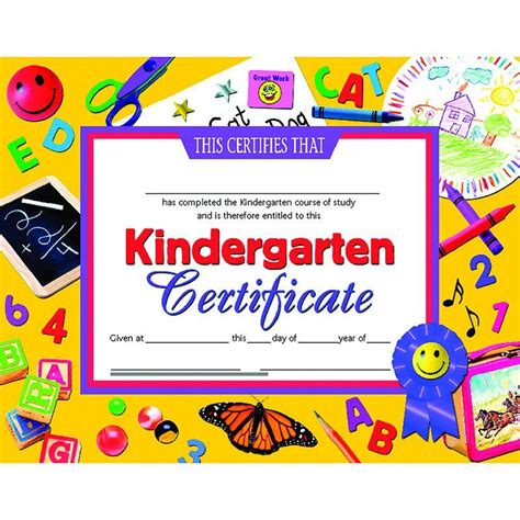 Certificates Kindergarten 30 Pk Kindergarten Certificates
