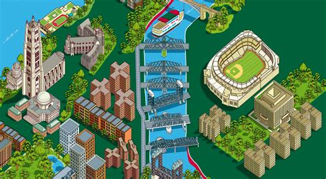 Since 1945, circle line sightseeing cruises has hosted over 60 million passengers in new york. Circle Line 101 New York Sights Illustrated Map on Behance