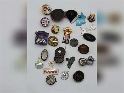 Group Of Politicaladvertisingorganizational Pins Some Military Pins