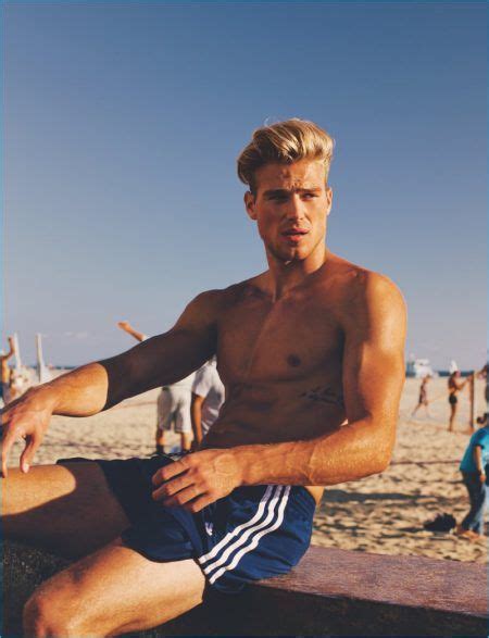 Matthew Noszka Takes To The Beach For Wonderland Cover Story The Fashionisto Male Models