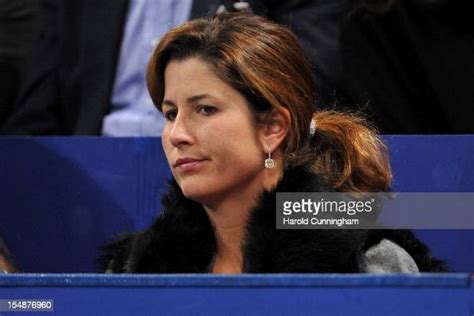 Roger Federers Wife Mirka Federer Looks On During His Swiss Indoors