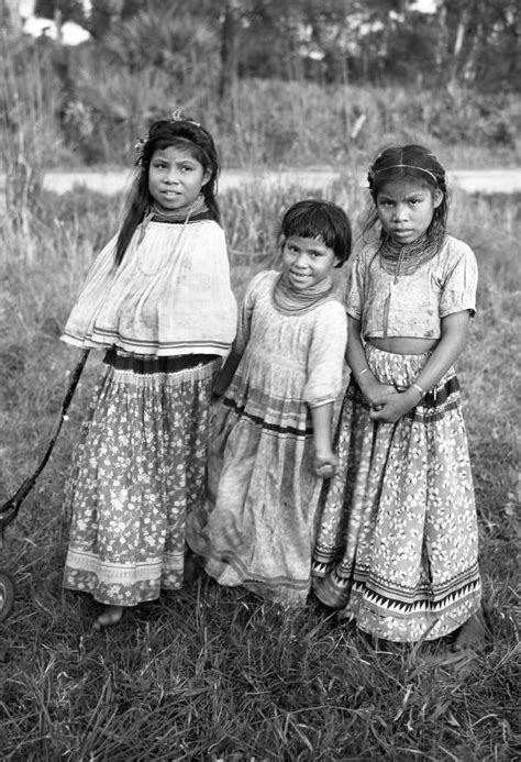 Florida Memory Seminole Children At The Brighton Indian Reservation