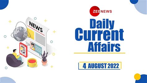 Daily Current Affairs August For Upsc Ssc Uppsc Sate Pcs Govt