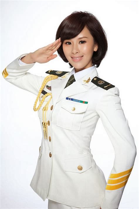 The Uniform Girls Pic White Chinese China Military Uniform Girls
