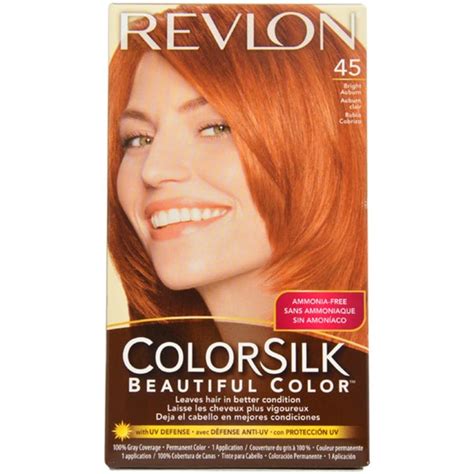 Inspiring women to express themselves with passion.see more of revlon on facebook. Shop Revlon Colorsilk Beautiful Color #45 Bright Auburn ...