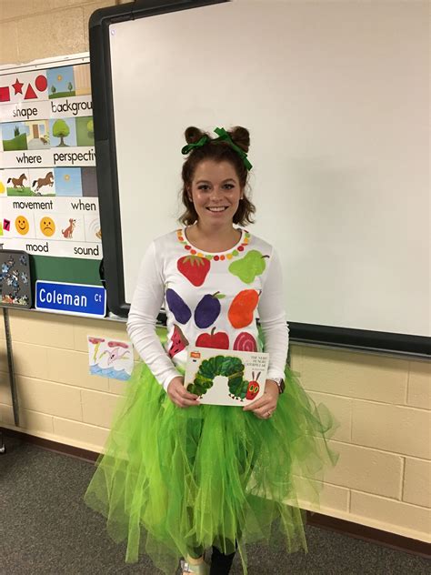 Diy Very Hungry Caterpillar Costume For Teachers Book Week Costume