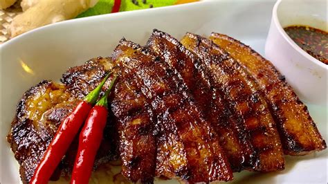 Pork Belly Barbecue Pinoy Style Pork Liempo Barbecue Juicy Na Yummy Pa Christmas Recipe