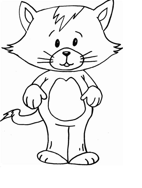 kitty cat coloring pages pictures animal place