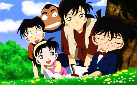 Detective Conan Edogawa Conan Kojima Genta Mouri Mouri Ran Tsuburaya