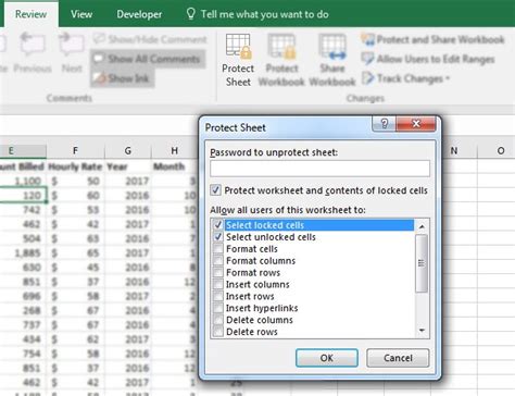Protect All Sheet Excel