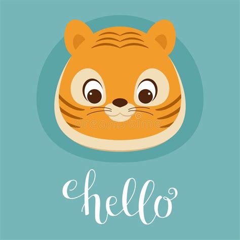 Cute Tiger Cub Stock Vector Illustration Of Feline Telling 11743886