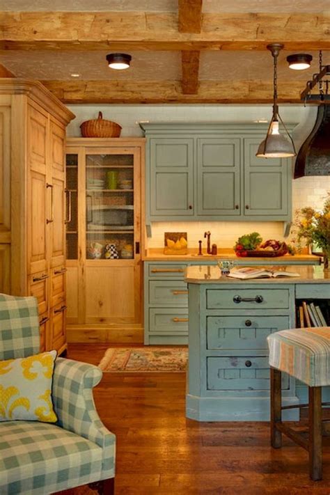 Nice Rustic Farmhouse Kitchen Cabinets Design Ideas 19