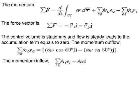 Ppt Fluid Mechanics Chapter 6 Momentum Equation Dr Amer Khalil