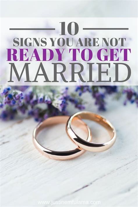 And, of course, you should know certain however, the bible has a lot to say about marriage. 10 Obvious Signs You Are Not Ready For Marriage | Ready ...