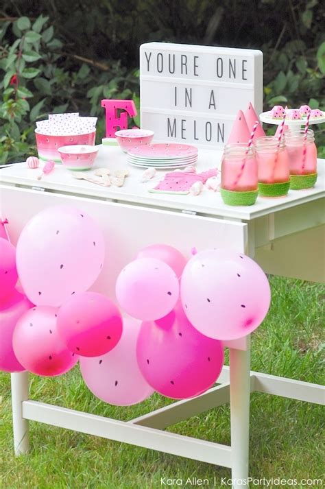 Throw a spectacular party with fully customizable paper plates to match your theme! Kara's Party Ideas Summer Watermelon DIY Birthday Party ...