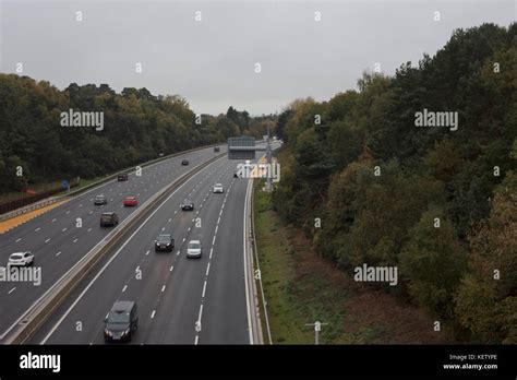 M3 Smart Motorway Stock Photo Alamy