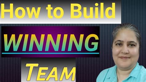 How To Build Winning Teamteam Building Tactics For Winning Youtube