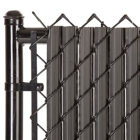 Maximum Privacy Black Solitube Slats™ For 6ft Chain Link Fence