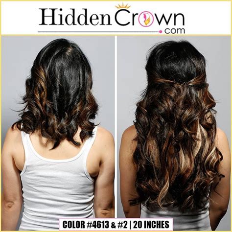 Did You Know You Can Wear Two Hidden Crown Hair Extensions At Once