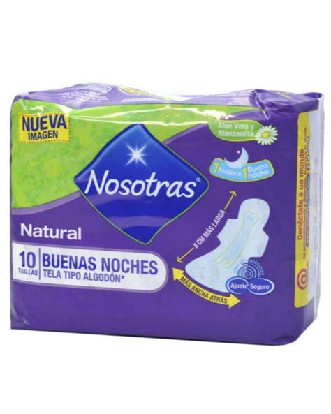 Toallas Nosotras Natural Buenas Noches X Farmacias Farmed