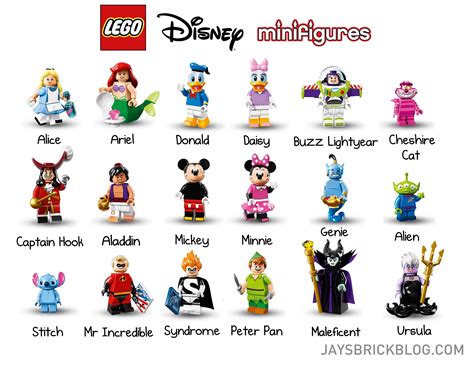 Official Reveal Of The Lego Disney Minifigures Jay S Brick Blog