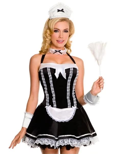 Popular French Maid Costumes Buy Cheap French Maid Costumes Lots From