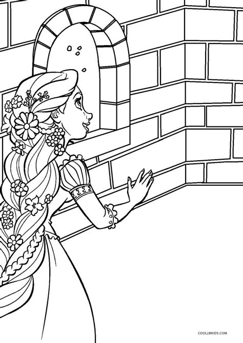 Just because it's fun to color Free Printable Tangled Coloring Pages For Kids | Cool2bKids