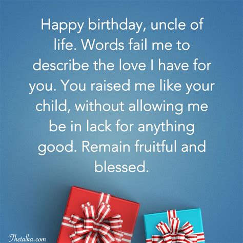Send them sweet or religious text messages wishing them for faster recovery. Happy Birthday Wishes for Uncle | Birthday message for ...