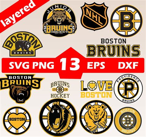Boston Bruins Svg Logo Cut File For Cricut Etsy
