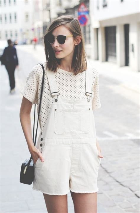 All White 7 Adorable Overall Outfit Ideas To Recreate
