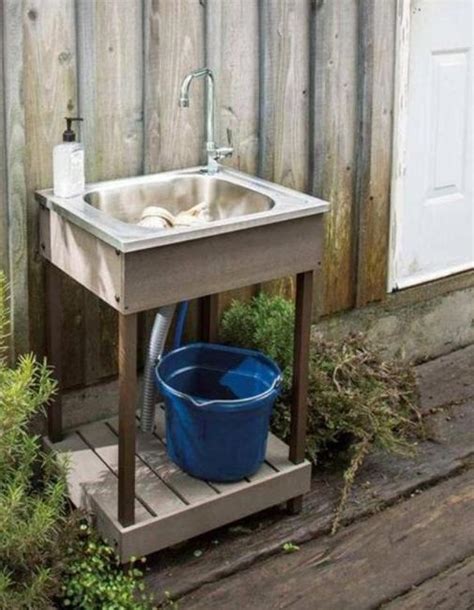 55 Diy Garden Sink Designs Convenient Outdoor Utility Sinks