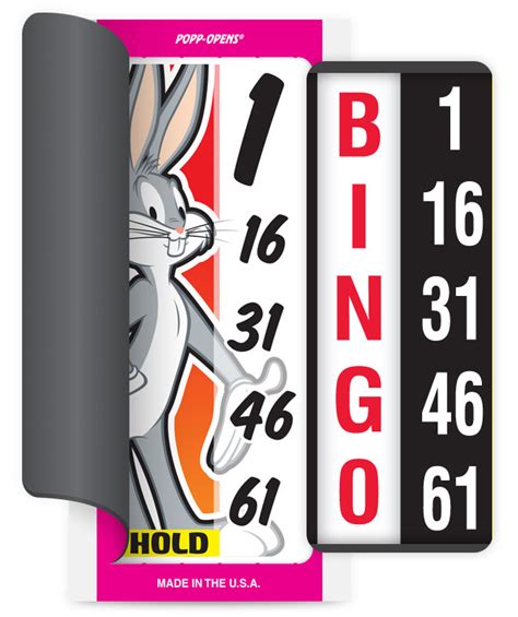 Pull Tab Bingo Cards