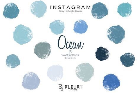 It includes more than 380 different icons you can use to create stylish highlight covers for your instagram profile. Instagram Stories Highlight Covers - Ocean Blues