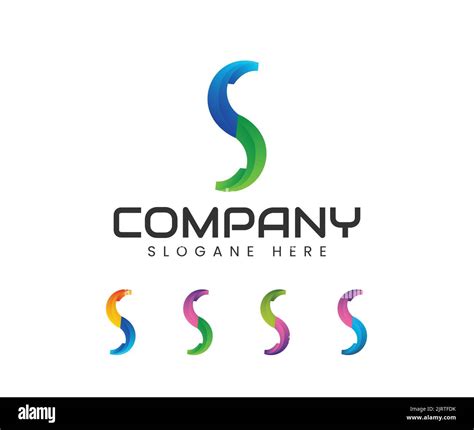 Business Corporate Letter S Logo Design Abstract Modern Initial Letter