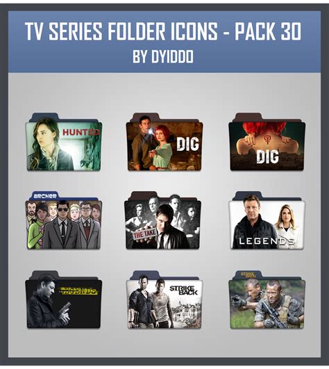 Tv Series Folder Icons Pack 30 By Dyiddo On Deviantart