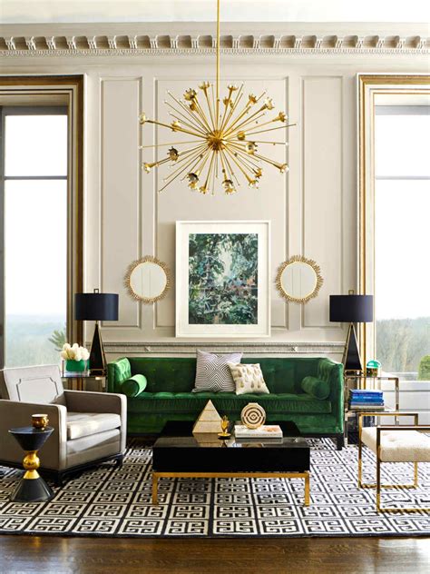 Cool New Classicism Hits Homes Art Deco Living Room Living Room