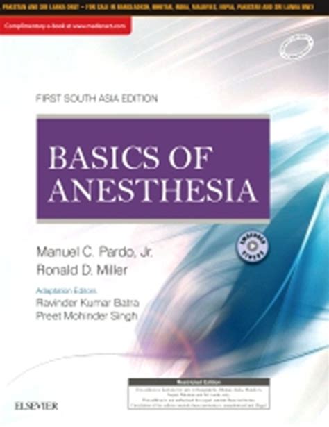 Millers Basics Of Anesthesia 1st Sae Bazaar International