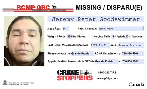 Missing Man Last Seen In Grande Prairie Area Monday My Grande Prairie Now