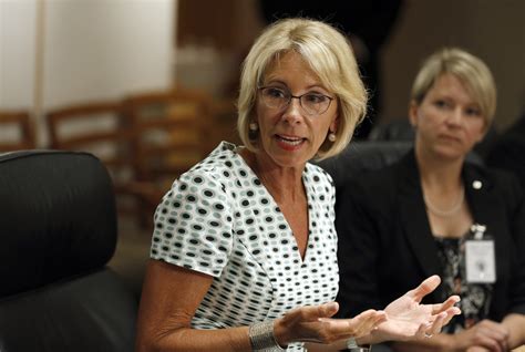 Devos Too Many College Students Have Been Treated Unfairly Under Sex