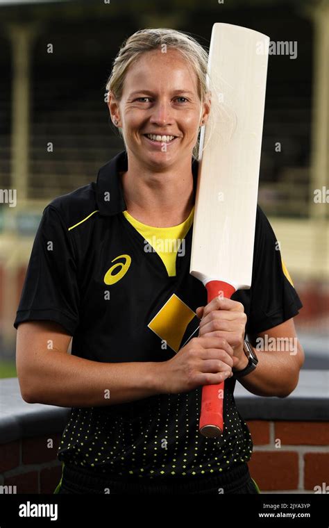 Australian Womens Cricket Team Player Meg Lanning Poses For A Photograph At The Womens T20