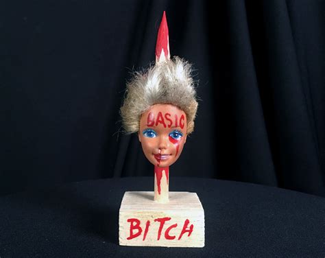 Basic Bitch Impaled Sculpture By Disasterina Etsy