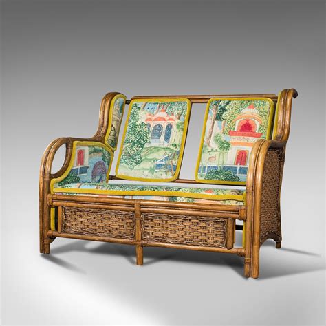 Antiques Atlas Vintage Colonial Loveseat English Bamboo Bench