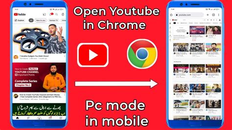 How To Open Youtube In Chrome Browser On Mobile Use Mobile Into Pc