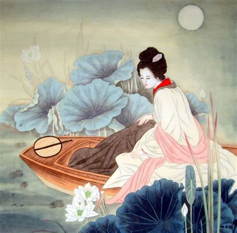 Chinese Beautiful Ladies Painting 3618010 90cm X 90cm35〃 X 35〃