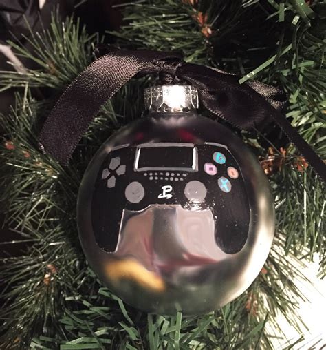 Personalized Game Controller Christmas Ornament Black Xbox Etsy